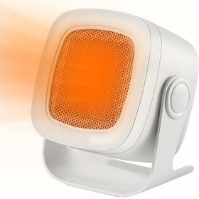 Resim 400-800w Elektrikli Sıcak Hava Makinesi Ptc Seramik Isıtma 90 Geniş Açılı Hava Beslemeleri Sıcak Sirküle Eden Rüzgar Akımları Kış İçin Sıcak Hava Üfleyici 