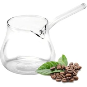 Resim Klt Boğumlu Cam Cezve - 300 ml 