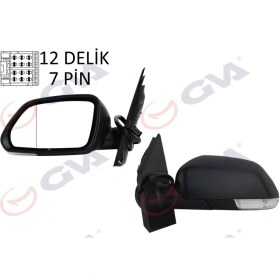 Resim Dış Dikiz Aynası Sol Polo 05 Elektrikli Isıtmalı Asferik 5 Fiş Vm-377ehal 6q1857507p 6q1857507ad9b9 