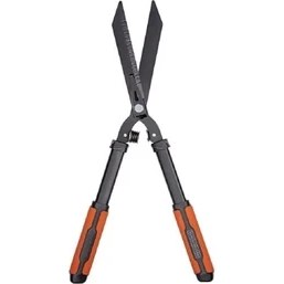 Resim Mabeyn Black+Decker Çit Makası - Dişli Çelik Bıçak - 61 cm - Siyah/turuncu 
