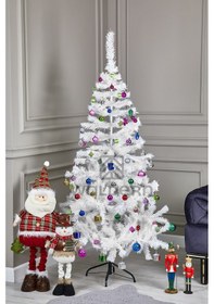 Resim Waldern Luxury 180 Cm Beyaz Yılbaşı Çam Ağacı 180 CM 