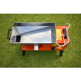 Resim Turuncu Ayaklı Profesyonel Salça Makinesi 3 Hp Domates Salça Çekme Makinesi 