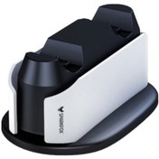 Resim Ps5 Çift Kol Için Şarj Istasyonu Beyaz 