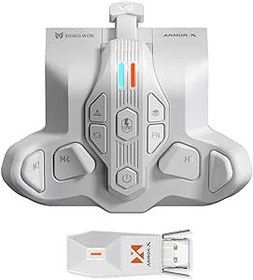 Resim Wireless Strike Pack, BIGBIG WON Armor-X Back Button Attachment for Xbox Series X/S Controller Play on Xbox Series X/S|Xbox One|Switch|PC, Mod Pack Mapping|Macro|Audio|Turbo Controller Paddles White 