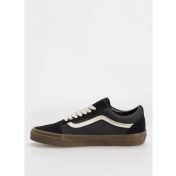 Resim Vans Vn000d5nbma1-Old Skool Siyah Deri Erkek Lifestyle Ayakkabı 