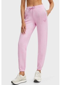 Resim Guess Kadın Kiara Pembe Pantolon Pembe 