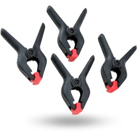 Resim ForWhat Büro Ev Ofis Hobi Takım Çantası için 4ADET 8CM Mini Yaylı Plastik Kıskaç Seti 