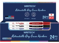 Resim WRITECH W-709 BASMALI TAHTA KALEMİ - 24'LÜ SET 