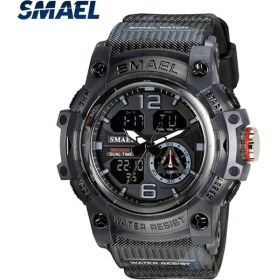 Resim Hanyang Camo Siyah Smael Erkek Saatler Moda Spor Askeri Kuvars Dijital Su Geçirmez Yüzmek Kronometre Kol Saatleri Saat Adam Relogio Masculino (Yurt Dışından) 