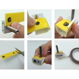 Resim Koodmax 3d Yazıcı Isıtma Bloğu İzolasyonu Pamuğu 74x20mm 