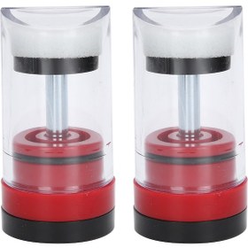 Resim Reedark Kraliçe Arı İşaretleyici Aleti - Rotatif Pistonlu Plastik + Paslanmaz Çelik Kutu, Bal Arısı İşaretleme Aracı 2 Adet 