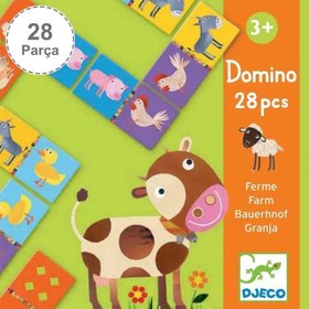 Resim Djeco Domino Oyunları Domino Farm 