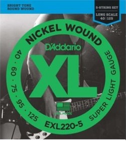 Resim Daddarıo Exl220-5 Bas Gitar Teli 