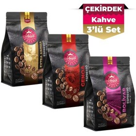 Resim Anisah Bolivar Genoa ve Extra Aroma Espresso Çekirdek Kahve 3 x 1 KG 