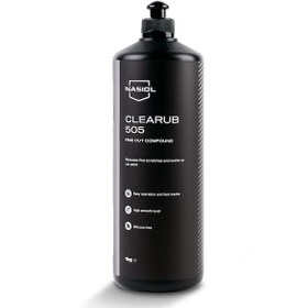 Resim Nasiol CleaRub 505 Araç İnce Çizik Giderici Pasta Cila 500 G Boya Koruma Parlatma Wax Detailing 