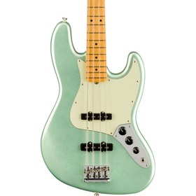 Resim Fender American Professional II Jazz Bass 4 Telli Bas Gitar - Mystic Surf Green / Maple 