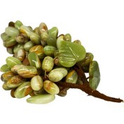 Resim Oniks Doğal Taş 100 Taneli Üzüm Salkımı Damarlı Akik Taşı 