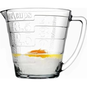 Resim AyrStore Pasabahce Borcam Ölçü Kabı Ölçü Işaretli 