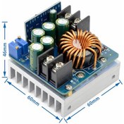 Resim 400W 12V / 60V 15A Voltaj Düşürücü Modül Güç Kaynağı Voltaj 