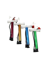 Resim Kısa Metal El Bisiklet Pompası 30 CM Çok Renkli 