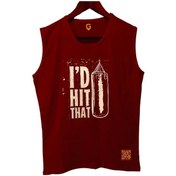 Resim Top Glory Boks Tank Top Kolsuz Sporcu Tshirt (532150102) Bordo 