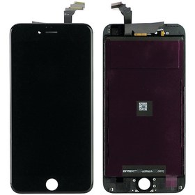 Resim Kdr iPhone 6 Uyumlu-6G Plus Lcd Ekran Dokunmatik Revize Siyah 