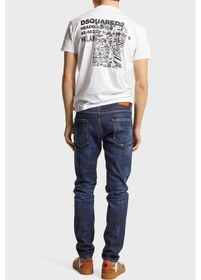 Resim Dsquared2 Erkek Kot Pantolon S74lb1315 S30342 470 Lacivert 