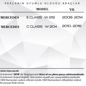 Resim İnnovareauto Mercedes E Class W212, C Class W204 Için Orta Konsol Perdesi- Bej 