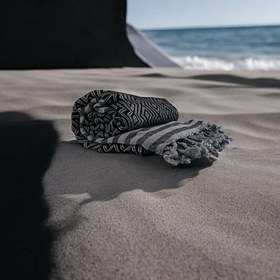 Resim Peştemal Osmanlı Siyah 