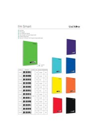 Resim I'am Smart Pp Kapak A4 Spiralli 96 Yaprak Çizgili Defter 12'li Paket 