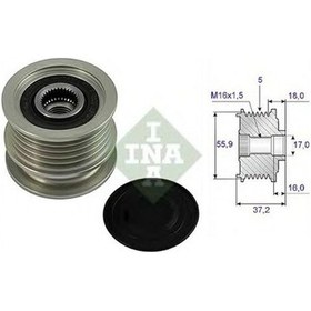 Resim Ina Alternatör Kasnak Rulmanlı 5-kanal Seat-skoda -vw N11.9745 