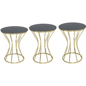 Resim Brc Cadde Zigon Model Metal Çelik Gold Renk Kaplam Siyah Mermer T (401328224) 