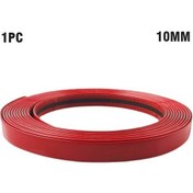 Resim 3m/5m Araba Tampon Kırmızı Dekorasyon Şerit Araba Kapı Ve Pencere Koruma Şerit Araba Red10mm 5m 1 Piece Set 