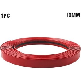 Resim 3m/5m Araba Tampon Kırmızı Dekorasyon Şerit Araba Kapı Ve Pencere Koruma Şerit Araba Red10mm 5m 1 Piece Set 