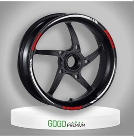 Resim Gogo Jant Şeridi Kırmızı Yazılı Honda Forza 250 