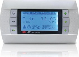 Resim Carel Pgd1010fw0 Hvac Sistem Grafik Panel 