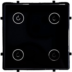 Resim Fonri Akıllı Dokunmatik Dörtlü Duvar Anahtarı 