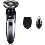 Resim Xuweiwei Erkekler İcin Gertzy 3ü 1 Arada Set 4d Doner Elektrikli Tiras Makinesi Usb Sarj Dijital Ekran Uc Bicakli Sistem Ayarlanabilir Trimmer 