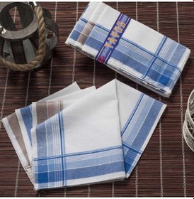 Resim Mira Home Yavuz Kutulu 39x39 Cm Kumaş 12 Adet Mendil Ym 02 Acı Kahverengi 