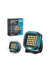 Resim Powermaster Mx-w893 4000k - 7000k - Kırmızı 30 Cob Ledli 30 Watt Çok Fonksiyonlu Çalışma Lambası Powerbank 