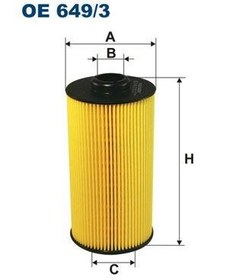 Resim FILTRON OE649-3 | Yağ Filtresi 95-5-Seri (E34-E39) 7-Seri (E32-E38) 