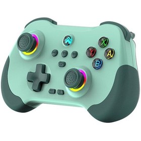 Resim Cbtx Nintendo Switch, Android, İos, Hall Effect Tetikleyicileri İle Pc Gamepad İçin Z01 Kablosuz Bluetooth Denetleyici Yeşil 
