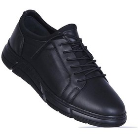 Resim Baloğlu 4249 Siyah Kauçuk %100 Deri Erkek Casual Ayakkabı Siyah 