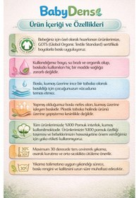 Resim Babyden's İlk Dişim Çıktı Baskılı Uzun Kol Bebek Body %100 Pamuk Unisex Diş Buğdayı Konsept Çıtçıtlı Zıbın Beyaz 