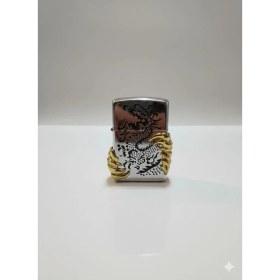 22Bilezik Kuru Kafa Kabartmalı Gold Kabartmalı Zippo Modeli