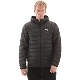 Resim Puma Packlite Hooded Down Jacket Erkek Mont Siyah 