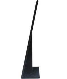 Resim ÖZER KUTU Kolye & Zincir Standı Ayaklı Siyah Süet 40 Cm 