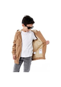 Resim Benitto Kids Erkek Çocuk Kapüşonlu Yağmurluk 51362 Bej 