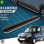Resim S-Dizayn Renault Kangoo Diamond Krom Yan Basamak 183 Cm 1998-2007 