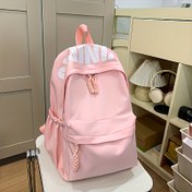 Resim Unisex Sırt Çantası Büyük Kapasiteli Naylon Seyahat Çantası Dayanıklı Yüksek Kaliteli Minimalist Baskılı Tasarım Çoklu Cep Seçenekleri - 6 Renk Mevcut 